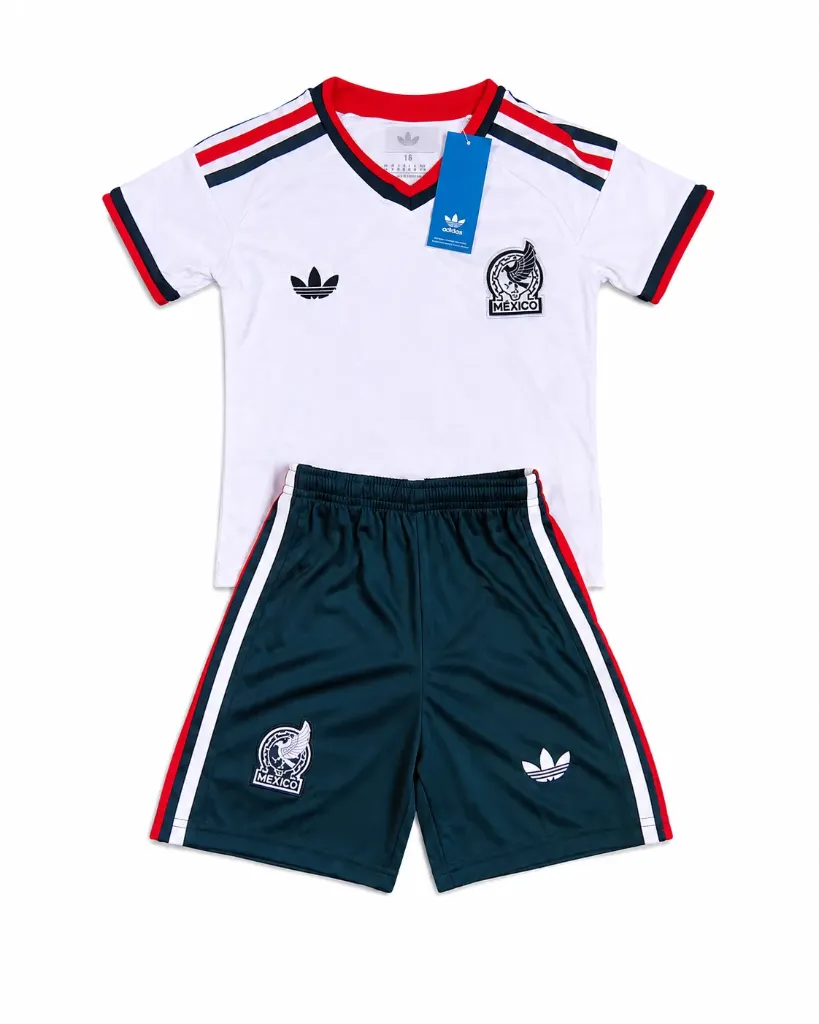 [JSY-SEM-B-2526-KIDS-SD-16] Selección Mexico Blanco Kids 25-26 (16)