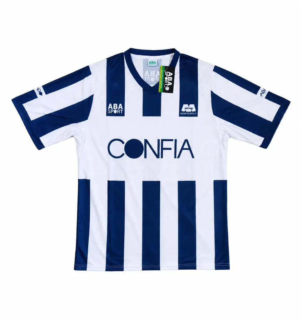 [JSY-RAY-CON-AZ-RET-9596-SD-S] Rayados Confia Letra Azul Retro 93-94 (S)