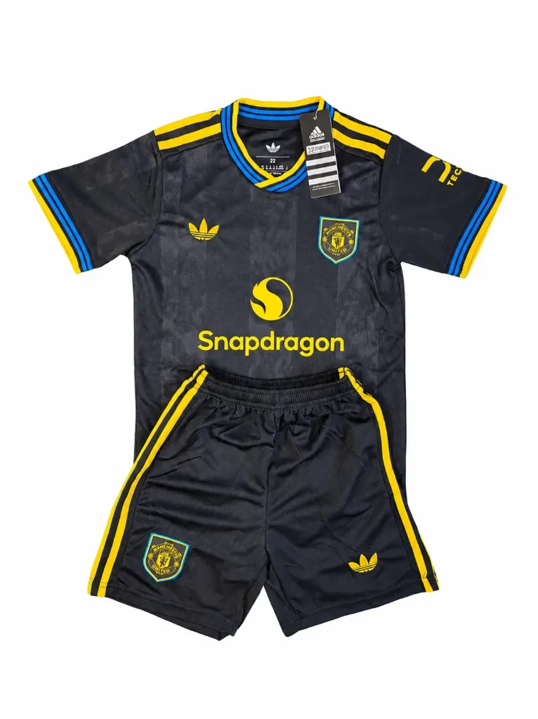 [JSY-MNCH-2526-KIDS-N-SD-16] Manchester United Kids 25-26 (Negro, 16)