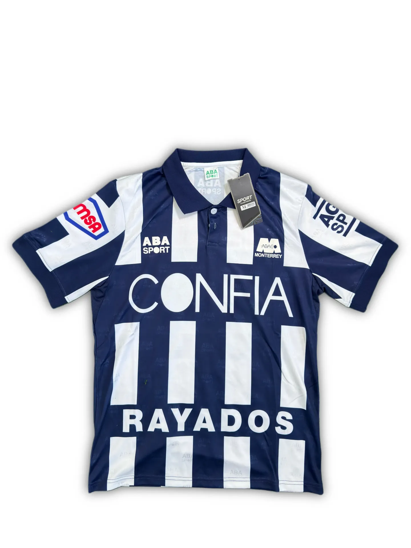 [JSY-RAY-CON-BL-RET-9596-SD-S] Rayados Confia Letra Blanca Retro 95-96 (S)